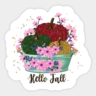 Hello Fall Sticker